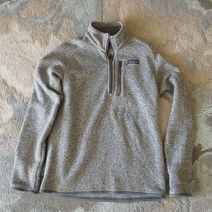 Patagonia Gray Quarter zip pullover